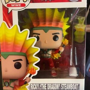 Funko Pop WWE Ricky Steamboat with Red and Green